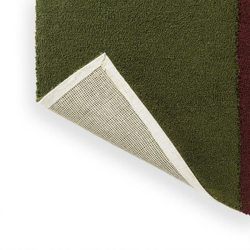 Tapis exterieur en PET recyclé Orange Festival Stripe dos