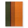 Tapis exterieur en PET recyclé Orange Festival Stripe