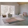 Tapis de salon pastel en laine tons pastel Muted Frontier ambiance