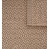 Tapis moderne extérieur beige Helix Haven reversible