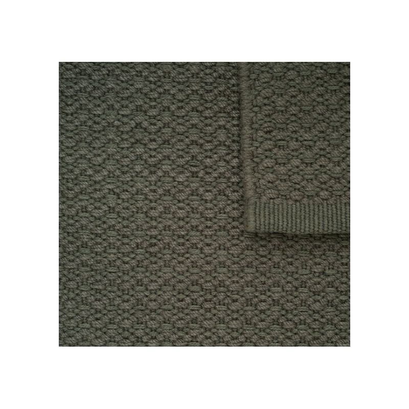 Tapis moderne extérieur vert foncé Helix Haven reversible