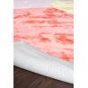 Tapis prestige laine et viscose multicolore Flower Field dos