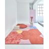 Tapis prestige laine et viscose multicolore Flower Field sejour