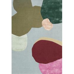 Tapis prestige laine et viscose multicolore Sleeping Flower