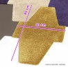 Dalle de tapis design modulable Scale Living forme Mesh par Vorwerk Dalle de tapis design modulable Scale Living forme Mesh par Vorwerk