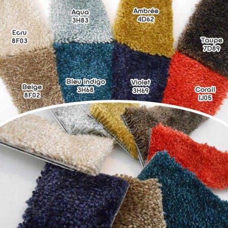 Echantillon des dalles Scale Living de Vorwerk - Mesh - Cut - Bloom Echantillon des dalles Scale Living de Vorwerk - Mesh - Cut - Bloom