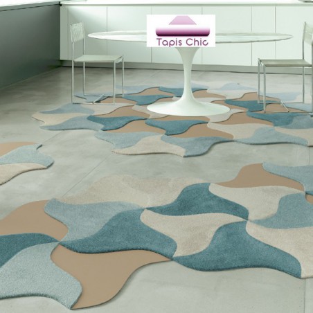 Echantillon des dalles Scale Living de Vorwerk - Mesh - Cut - Bloom Echantillon des dalles Scale Living de Vorwerk - Mesh - Cut - Bloom