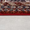 Tapis polypropylène motifs ethniques rouge Babylon épaisseur