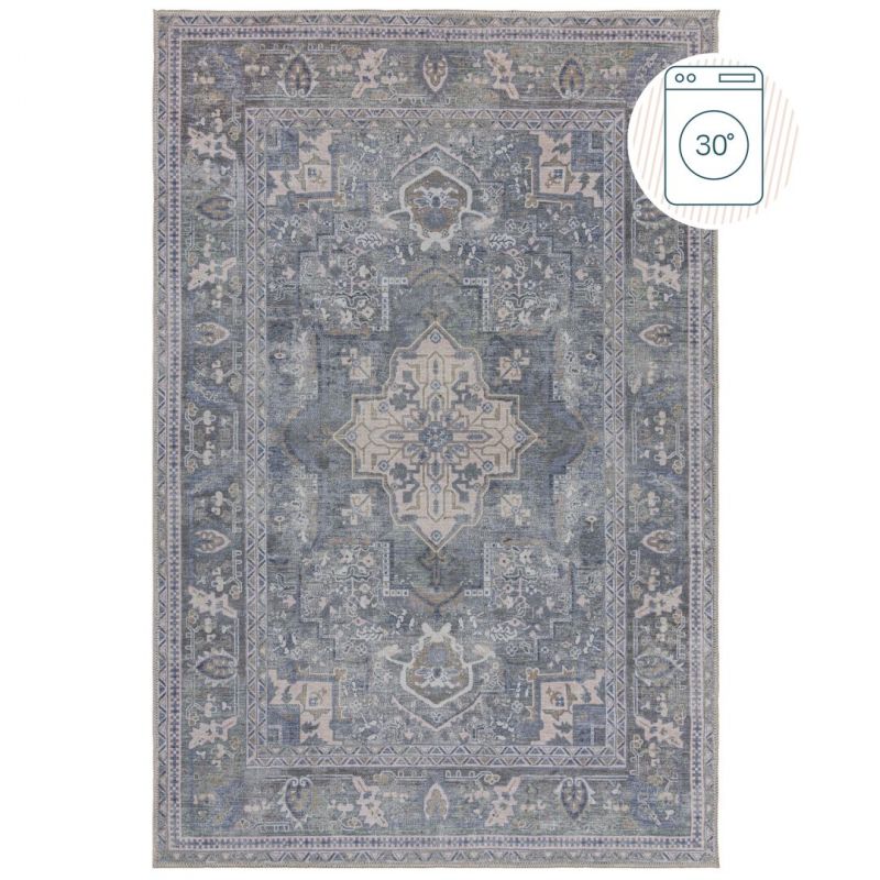 Tapis classique lavable machine vert Windsor