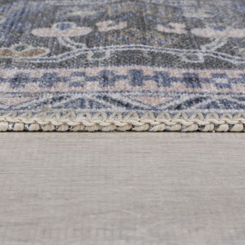 Tapis classique lavable machine vert Windsor épaisseur