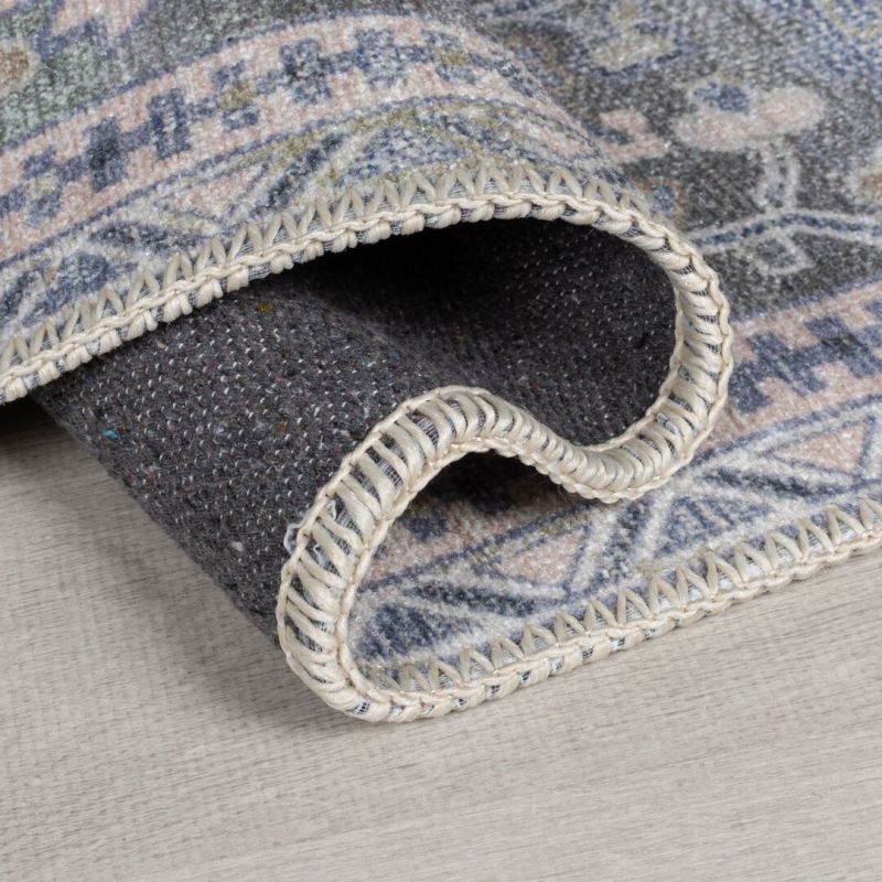 Tapis classique lavable machine vert Windsor dos