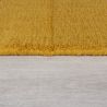 Tapis effet relief en laine jaune Ombre epaisseur