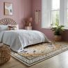 Tapis de salon multicolore Dahlia chambre
