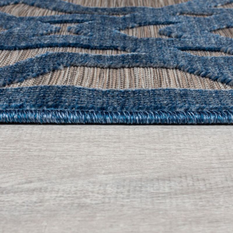 Tapis d'extérieur Design Bleu Oro epaisseur