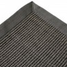 Tapis sur-mesure en sisal gansé gris