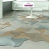 Dalle de tapis design modulable Scale Living forme Bloom par Vorwerk Dalle de tapis design modulable Scale Living forme Bloom par Vorwerk
