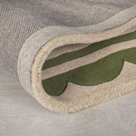 Tapis en laine vert Lois dos Tapis en laine vert Lois dos