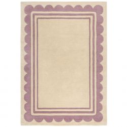 Tapis en laine mauve Lois