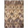 Tapis géométrique marron Reverie