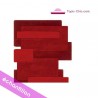 Echantillon du tapis Angelo Pebbles Rouge-10 Echantillon du tapis Angelo Pebbles Rouge-10