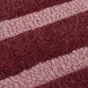 Tapis en laine forme originale rouge Split detail