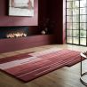Tapis en laine forme originale rouge Split salon