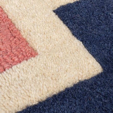Tapis moderne multicolore Retro Blocks detail Tapis moderne multicolore Retro Blocks detail