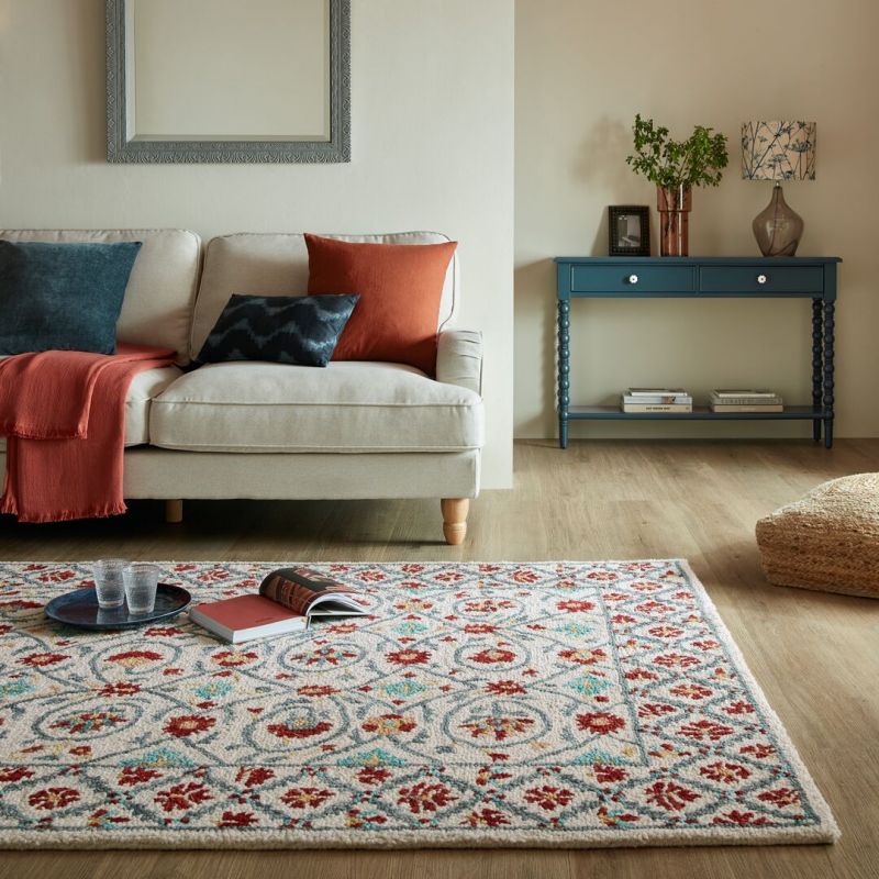 Tapis en laine multicolore Dahlia SALON