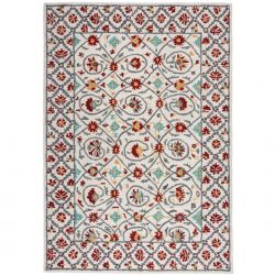 Tapis en laine multicolore Dahlia