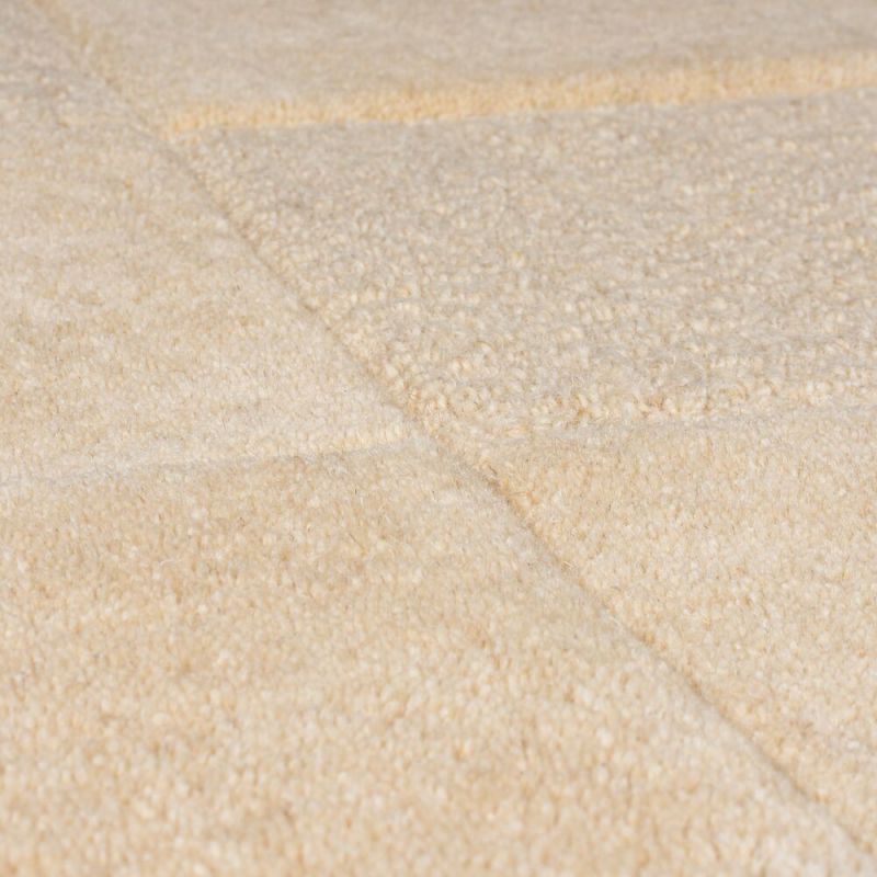 Tapis de salon moderne géométrique moderno Damier naturel