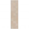 Tapis de couloir en laine moderne beige Checkerboard