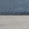 Tapis en laine bleu Checkerboard epaisseur