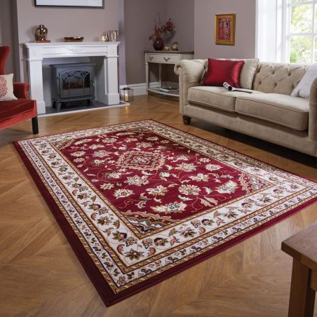 Tapis de salon à motifs persans Rouge Sherborne Tapis de salon à motifs persans Rouge Sherborne