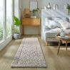 Tapis en laine effet relief beige Border