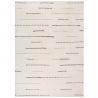 Tapis moderne en laine blanc Dottielinear
