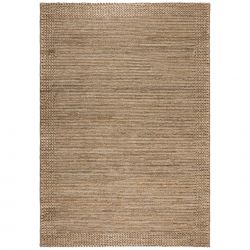 Tapis tressé en jute Border