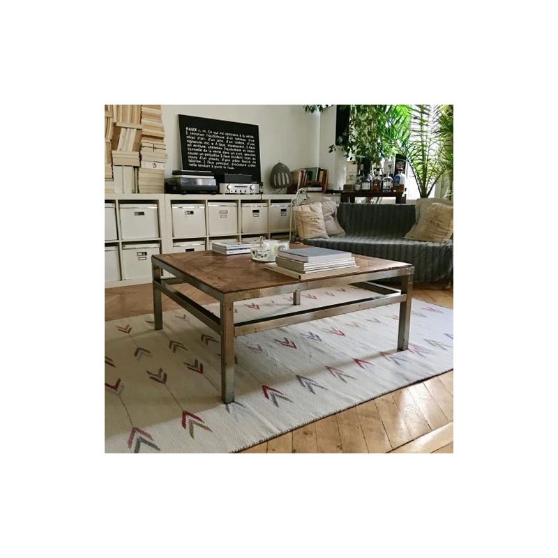 Tapis en laine de nouvelle zélande multicolore Apache