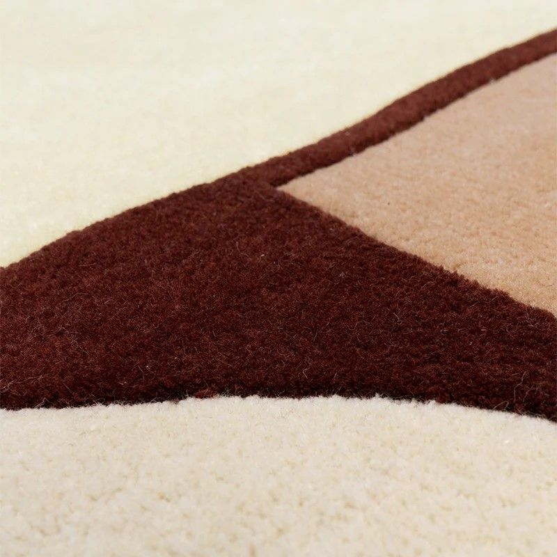 Tapis moderne beige Strada detail