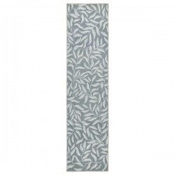 Tapis couloir lavable machine Leaves Green