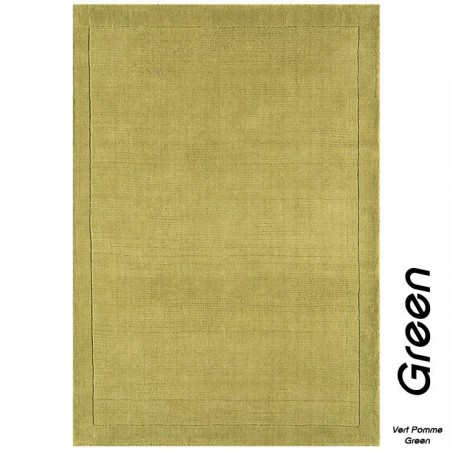 Tapis Contemporain Uni York Vert Pomme / Green Tapis Contemporain Uni York Vert Pomme / Green