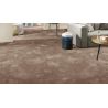 Tapis sur mesure Rond haut de gamme Lyrica Taupe ambiance