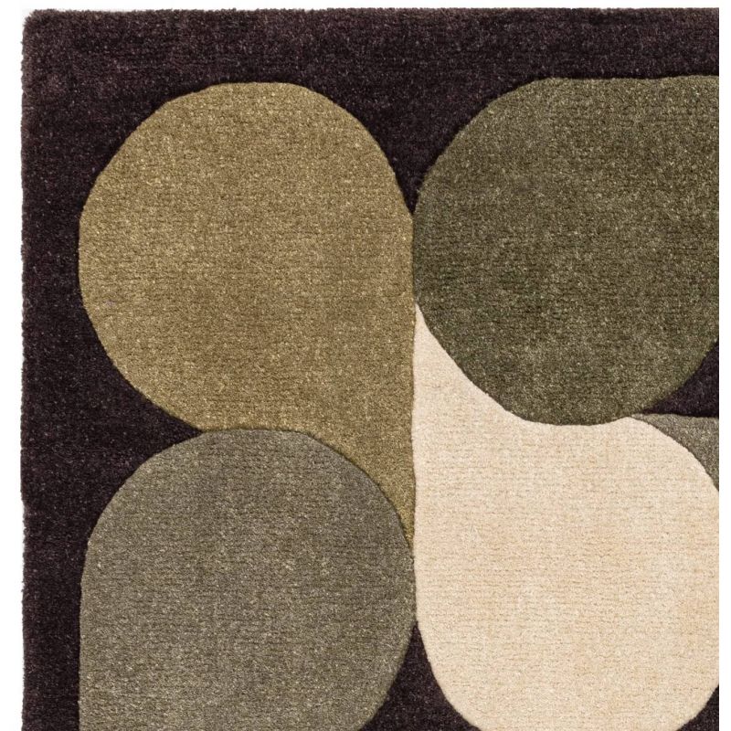 Tapis moderne tufté main en polypropylène recyclé VertRecife