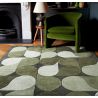 Tapis moderne tufté main en polypropylène recyclé VertRecife