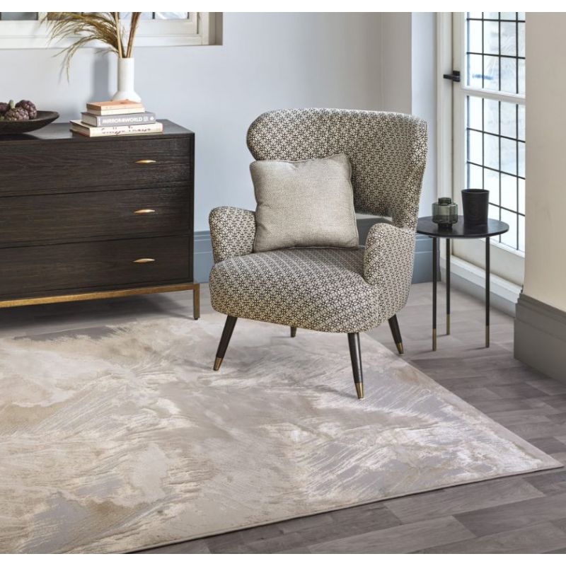 Tapis de salon contemporain polyester Etch Angara