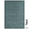 Tapis Contemporain Uni York Vert Canard / Teal Tapis Contemporain Uni York Vert Canard / Teal