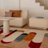 Tapis moderne en laine motifs Art Deco multicolore Sonate salon