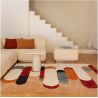 Tapis moderne en laine motifs Art Deco multicolore Sonate ambiance