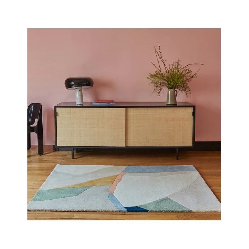 Tapis moderne en laine pastel Eclats SALON