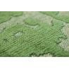Tapis de salon moderne en polyester Baobab vert Perrier