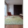 Tapis de salon design en polyester Dedalo Republic Green